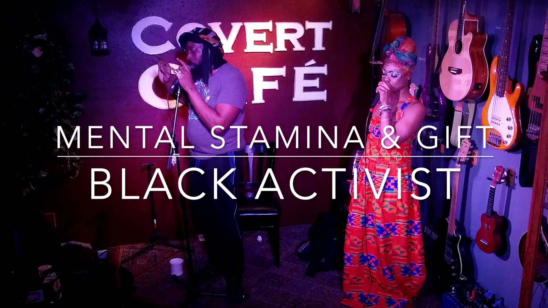 Black Activist (Live) music video poster